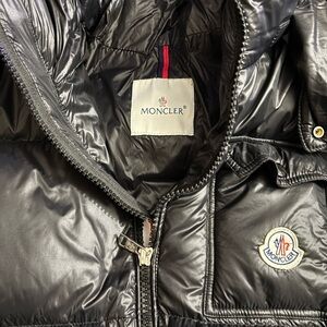 Moncler Shiny Black Puffer Jacket